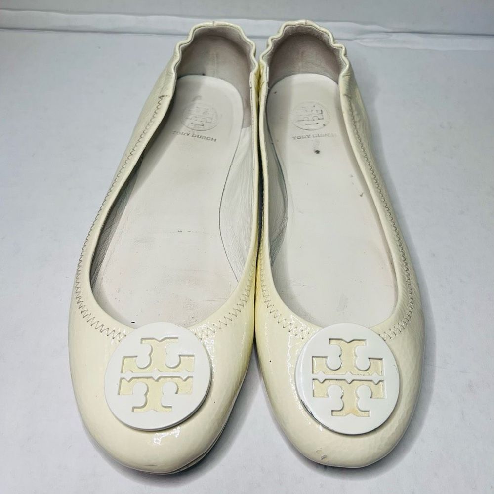 Tory Burch Minnie Travel Ballet in meadow mist  size 8.5 MSRP$228